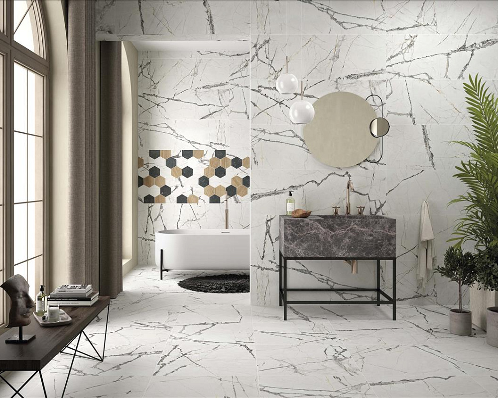 White Sat. Rect. 60x60